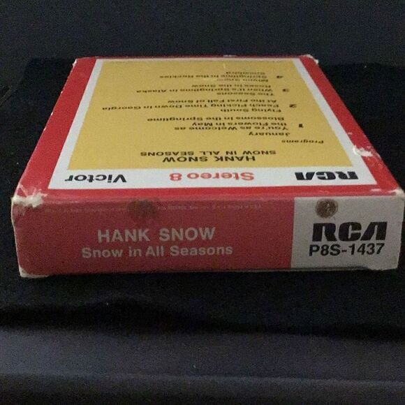 Cassette tape, vintage, Hank Snow, 8 Truck - Picture 3 of 4